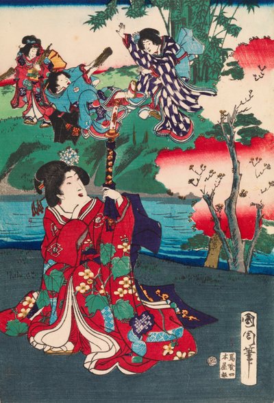 The Tale of Genji by Toyohara Kunichika